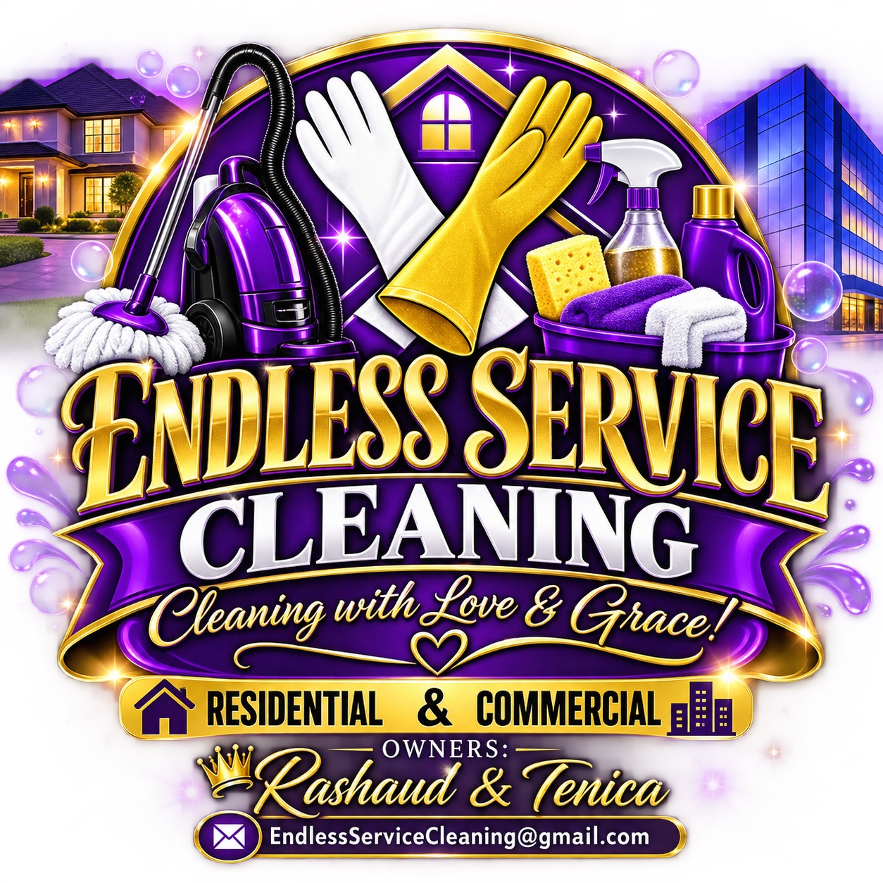 Endless Service Cleaning residential and commercial logo